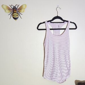 GAP White and Red Sleeveless Tank Top